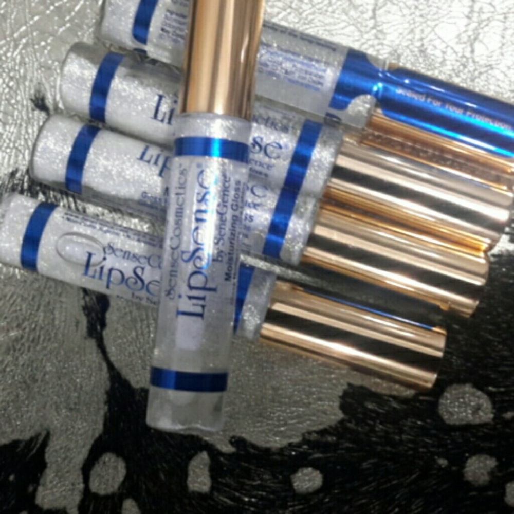 LIPSENSE Gold Glitter Gloss - priced sep.